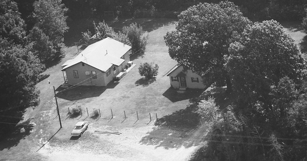 Vintage Aerial photo from 1986 in Adair County, OK