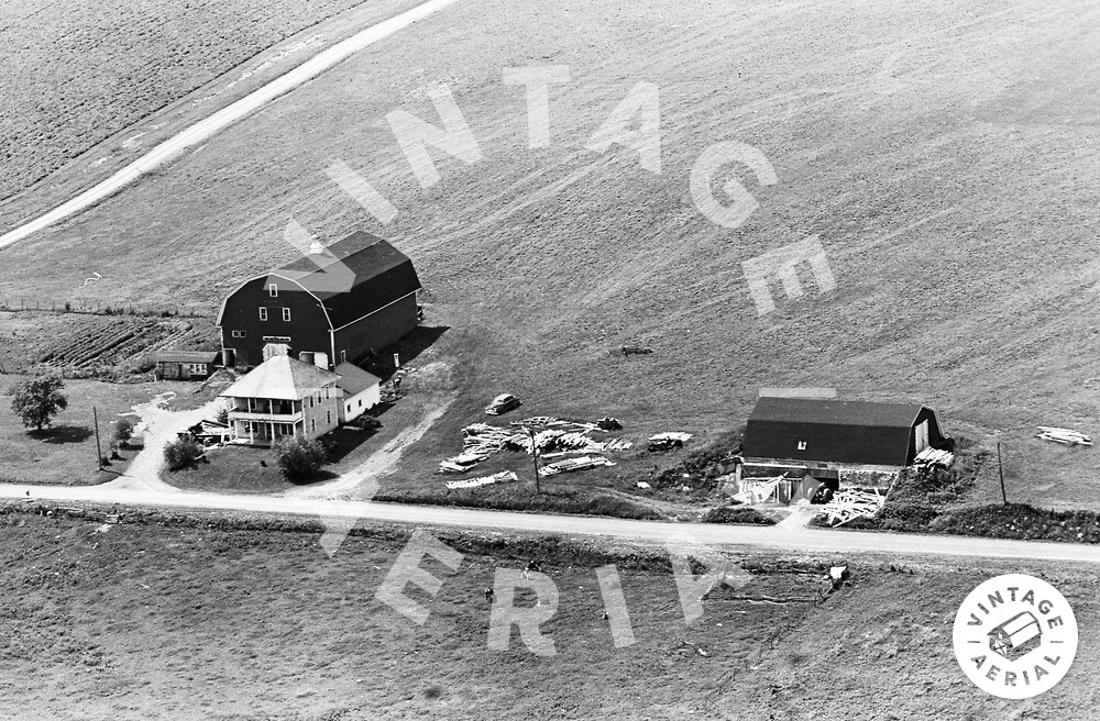 Vintage Aerial Maine Aroostook County 1965 71OAR30