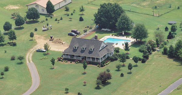 Vintage Aerial photo from 2001 in Greenville County, SC