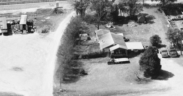 Vintage Aerial photo from 1989 in Houston County, GA