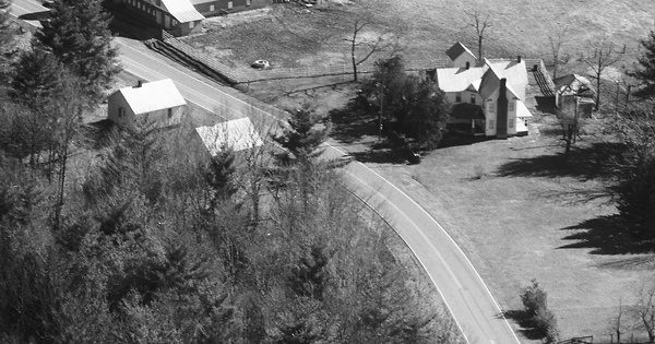 Vintage Aerial photo from 1990 in Alleghany County, NC