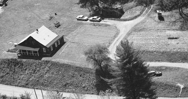 Vintage Aerial photo from 1986 in Tucker County, WV