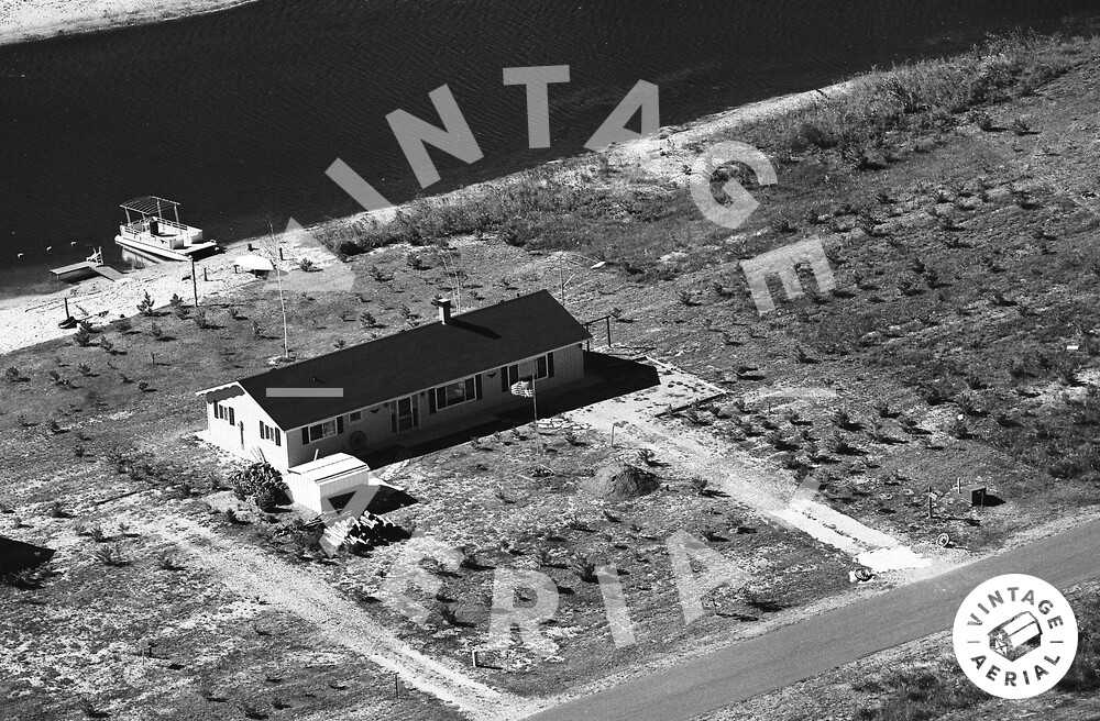 Vintage Aerial Wisconsin Waushara County 1976 10WWA29