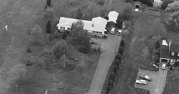Vintage Aerial photo from 1982 in Bucks County, PA
