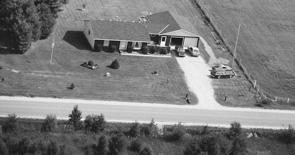 Vintage Aerial photo from 1989 in Cheboygan County, MI