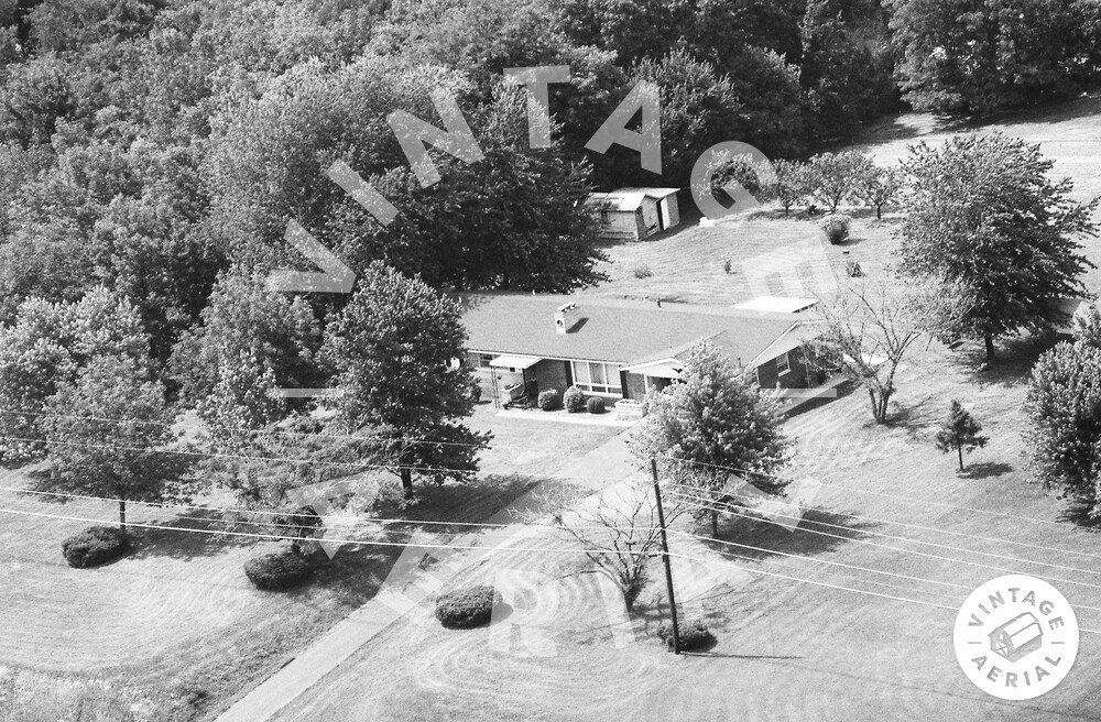 Vintage Aerial Kentucky McCracken County 1984 54LMC12