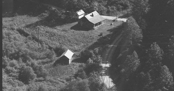 Vintage Aerial photo from 1984 in Martin County, KY