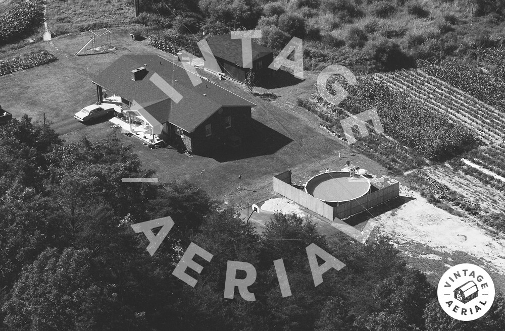 Vintage Aerial Kentucky Martin County 1984 34LMR32