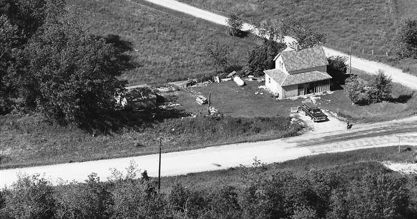 Vintage Aerial photo from 1984 in Winneshiek County, IA