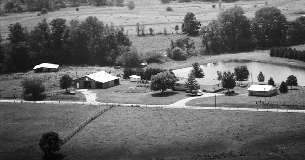 Vintage Aerial photo from 1977 in Owen County, IN