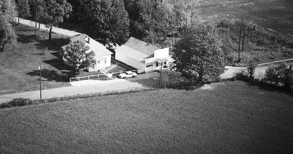 Vintage Aerial photo from 1976 in Parke County, IN