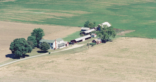 Vintage Aerial photo from 2002 in Queen Anne's County, MD