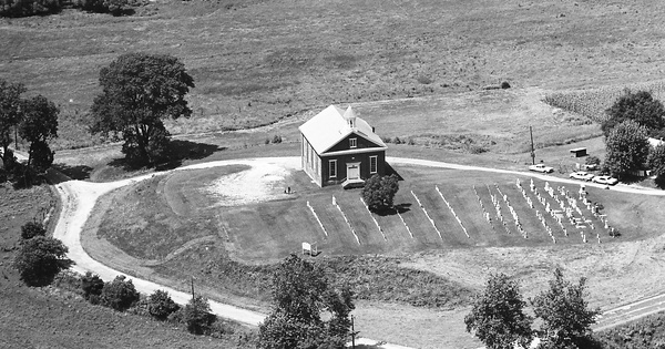 Vintage Aerial photo from 1972 in Carroll County, MD