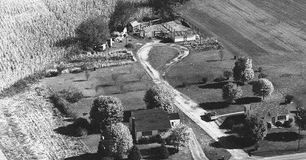 Vintage Aerial photo from 1972 in Cecil County, MD