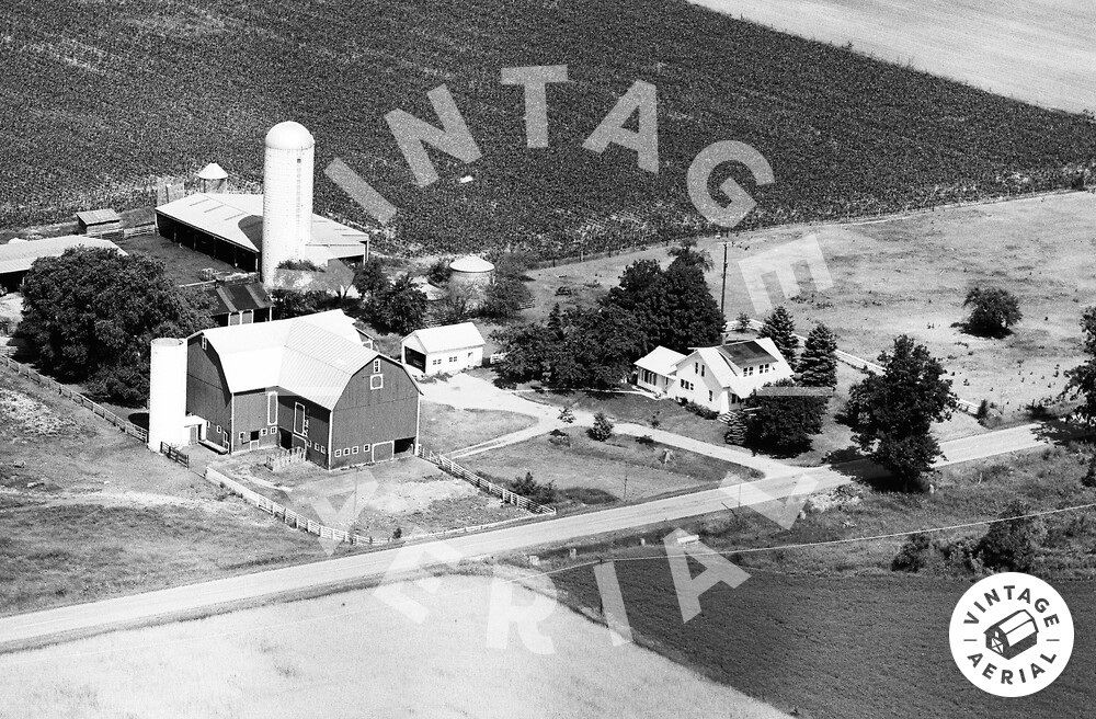 Vintage Aerial Michigan Ionia County 1965 3EIO19