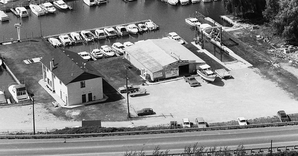 Vintage Aerial photo from 1983 in Iosco County, MI