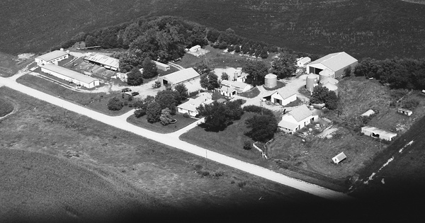 Vintage Aerial photo from 1994 in Crawford County, IA