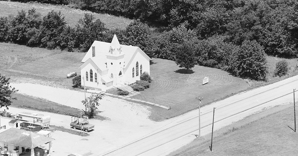 Vintage Aerial photo from 1978 in Davis County, IA