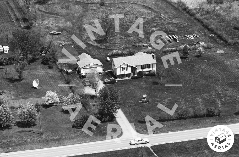 Vintage Aerial Iowa Black Hawk County 1989 20IBH8