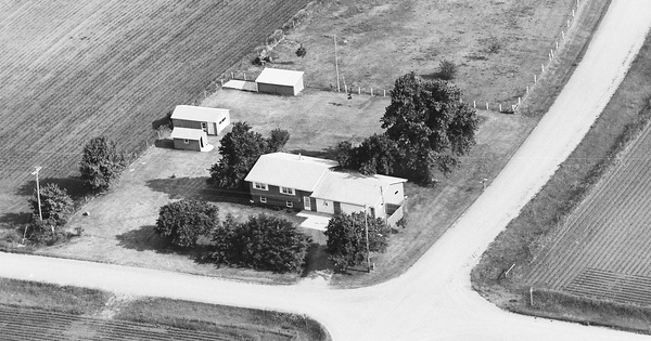Vintage Aerial photo from 1992 in Boone County, IA