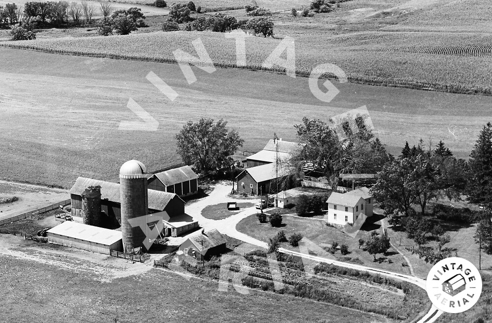 Vintage Aerial Iowa Clayton County 1971 20ICL5