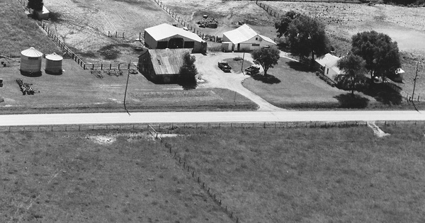 Vintage Aerial photo from 1983 in Linn County, KS