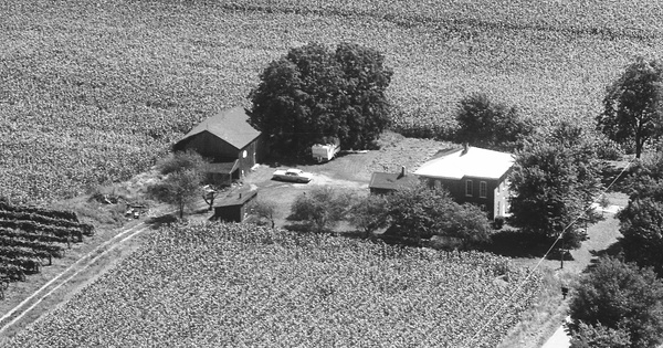 Vintage Aerial photo from 1973 in Van Buren County, MI