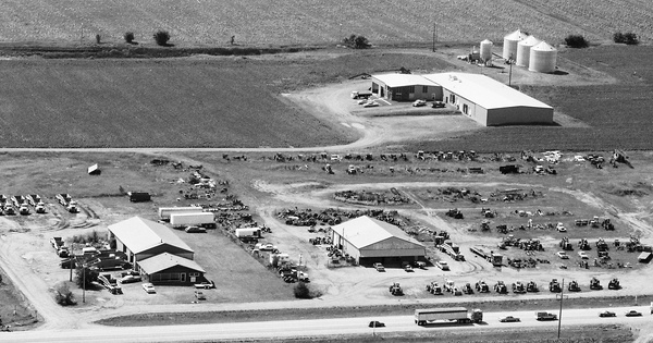 Vintage Aerial photo from 1984 in Sherburne County, MN
