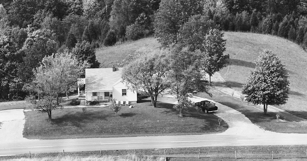 Vintage Aerial photo from 1977 in Shelby County, KY