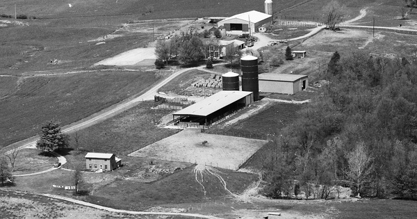 Vintage Aerial photo from 1985 in Oldham County, KY