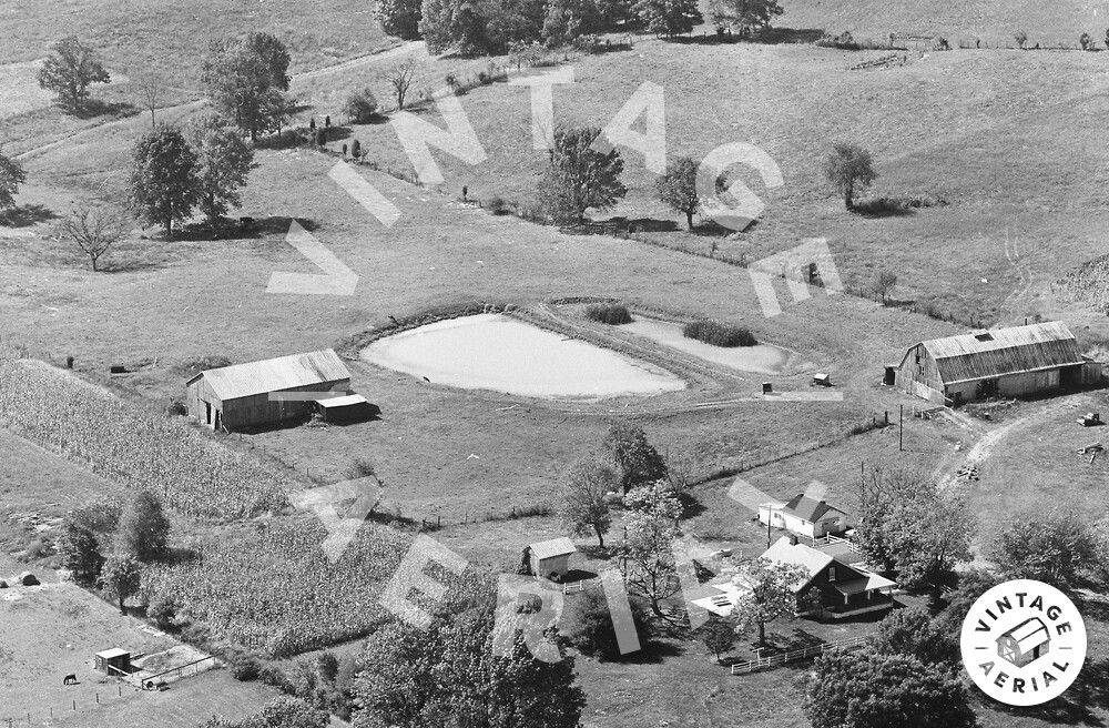 Vintage Aerial Kentucky Nelson County 1980 8SNE7