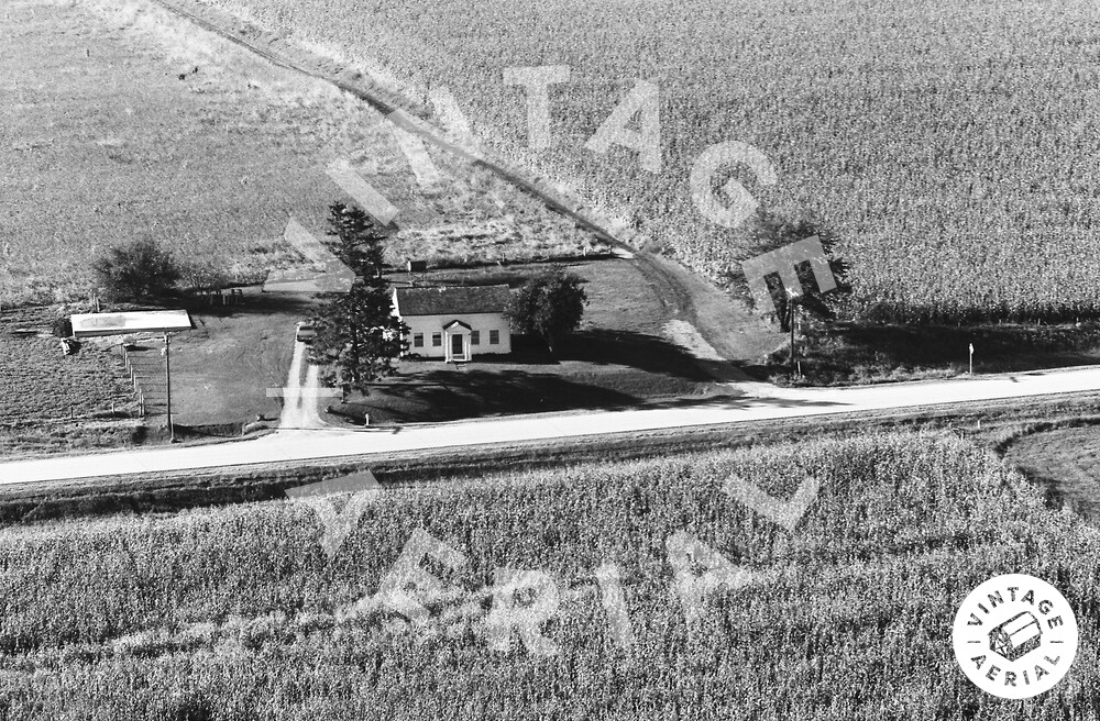 Vintage Aerial Iowa Jones County 1972 12PJO9