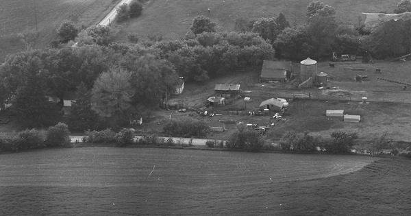 Vintage Aerial photo from 1980 in Harrison County, IA