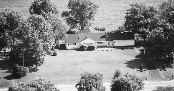 Vintage Aerial photo from 1984 in Hamilton County, IN