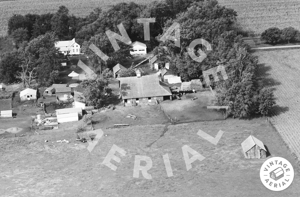 Vintage Aerial Iowa Hamilton County 1980 13XHAM11