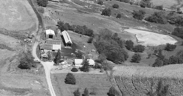 Vintage Aerial photo from 1994 in Fremont County, IA