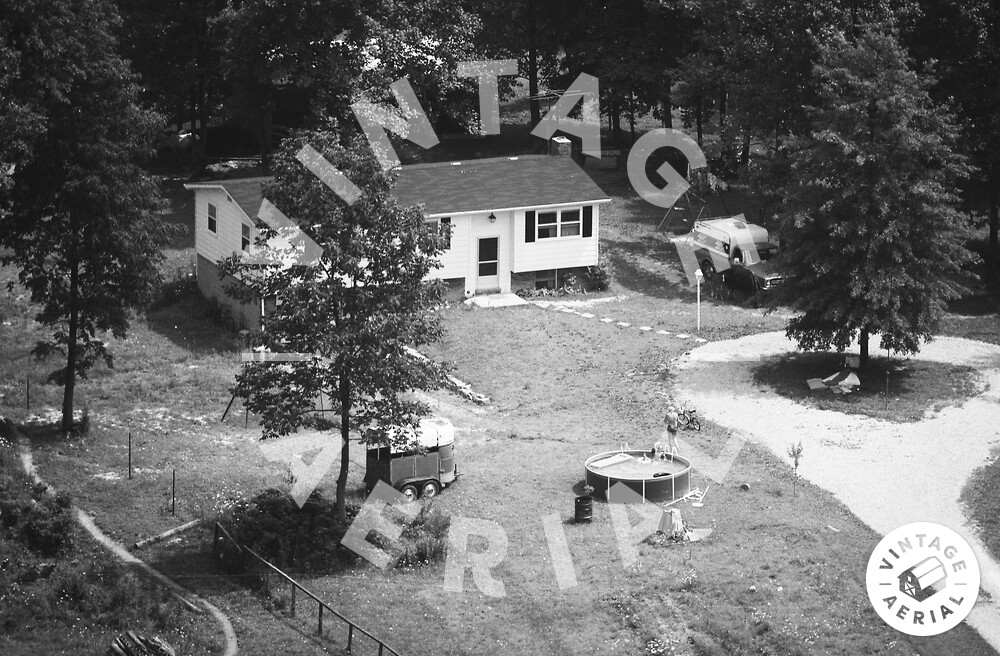 Vintage Aerial Indiana Ripley County 1977 50HRI6