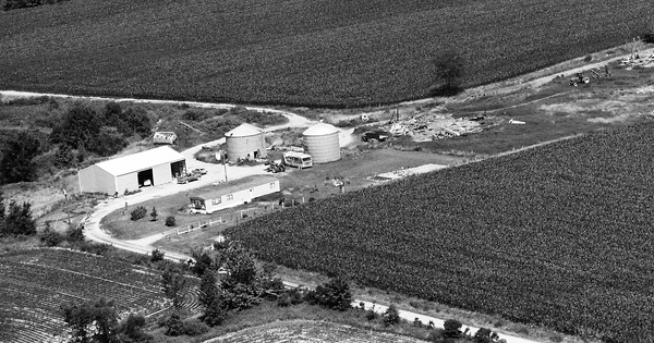 Vintage Aerial photo from 1986 in Scott County, IN