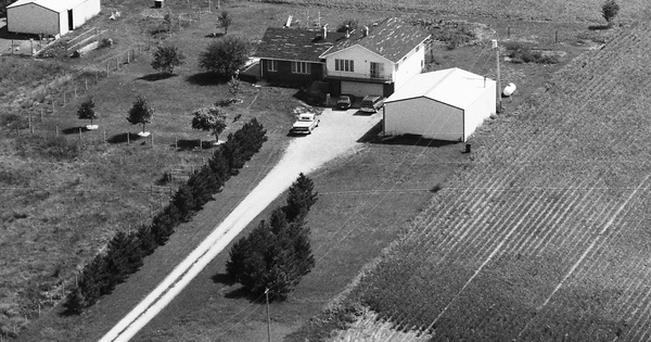 Vintage Aerial photo from 1991 in Lake County, IN