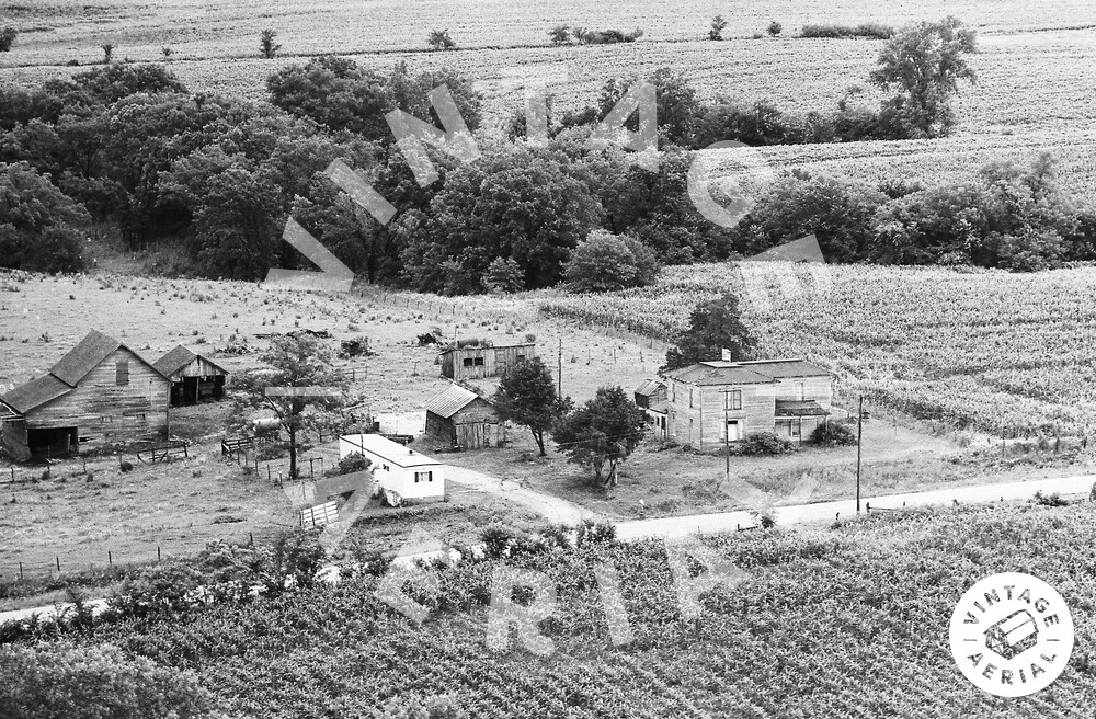 Vintage Aerial Iowa Monroe County 1978 34YMO5
