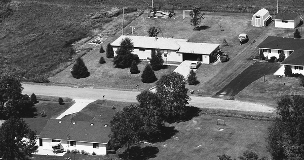Vintage Aerial photo from 1983 in Macomb County, MI