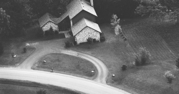 Vintage Aerial photo from 1983 in Livingston County, MI