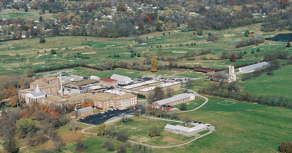 Vintage Aerial photo from 2001 in Christian County, KY