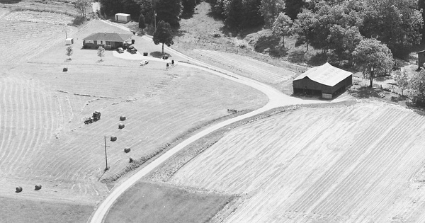 Vintage Aerial photo from 1983 in Carter County, KY