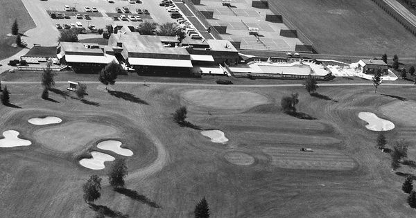 Vintage Aerial photo from 1989 in Emmet County, MI