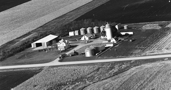 Vintage Aerial photo from 1975 in Nobles County, MN