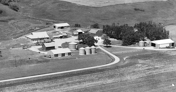Vintage Aerial photo from 1997 in Lyon County, MN