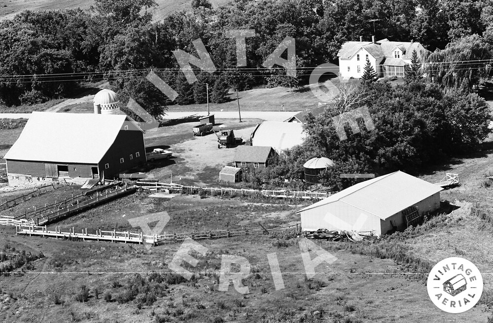 Vintage Aerial Minnesota Meeker County 1970 35PME32