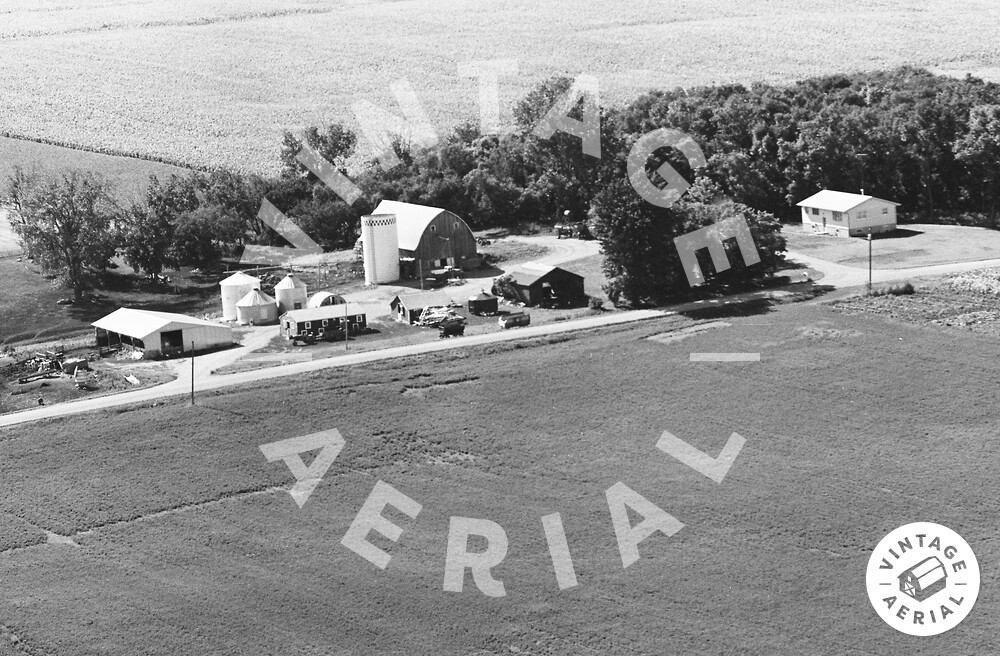 Vintage Aerial Minnesota Meeker County 1970 33PME10
