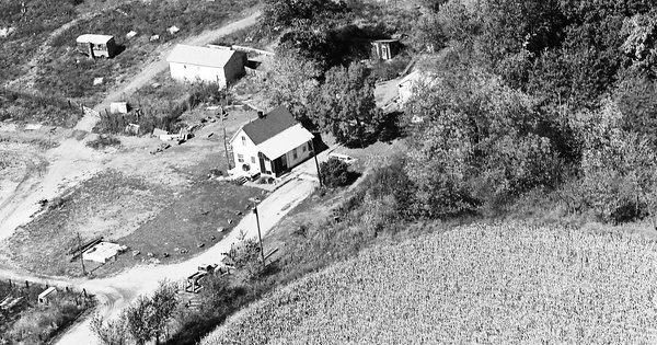 Vintage Aerial photo from 1976 in Marion County, IA
